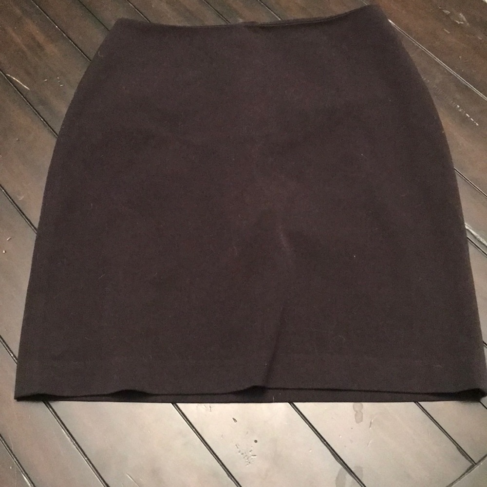 Black mini skirt
